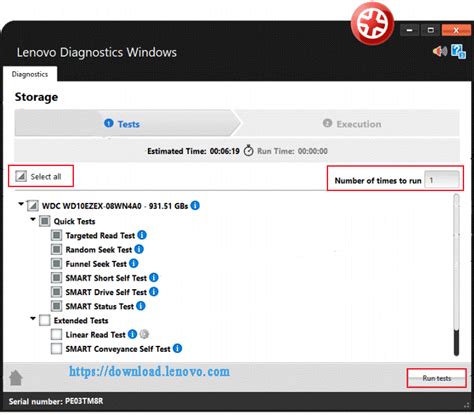 lenovo hard drive test utility|lenovo computer diagnostic test.